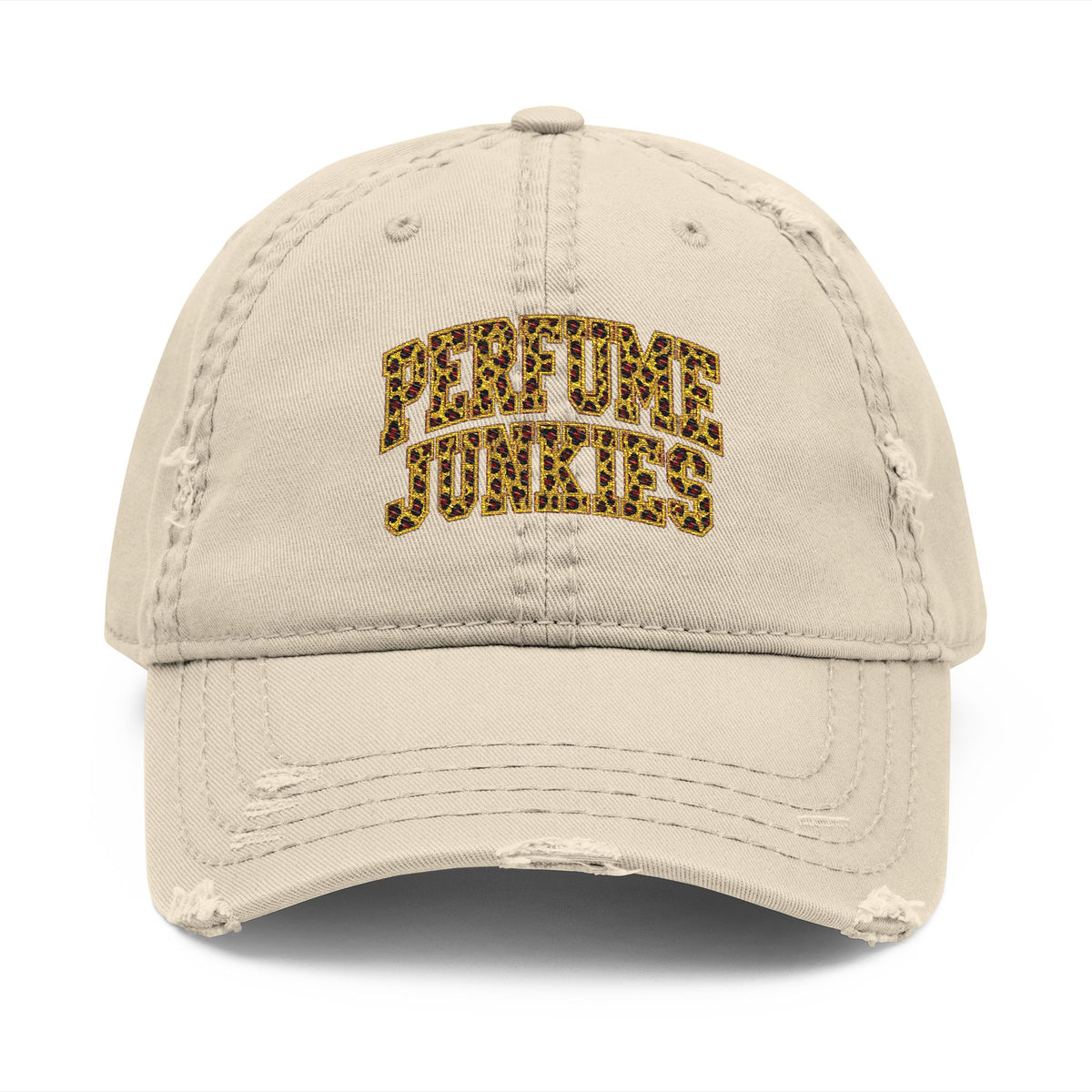 Perfume Junkies Leopard Embroidered Hat